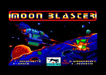 Moon Blaster (UK) (1990) screen shot title